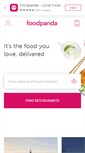 Mobile Screenshot of foodpanda.com.tw